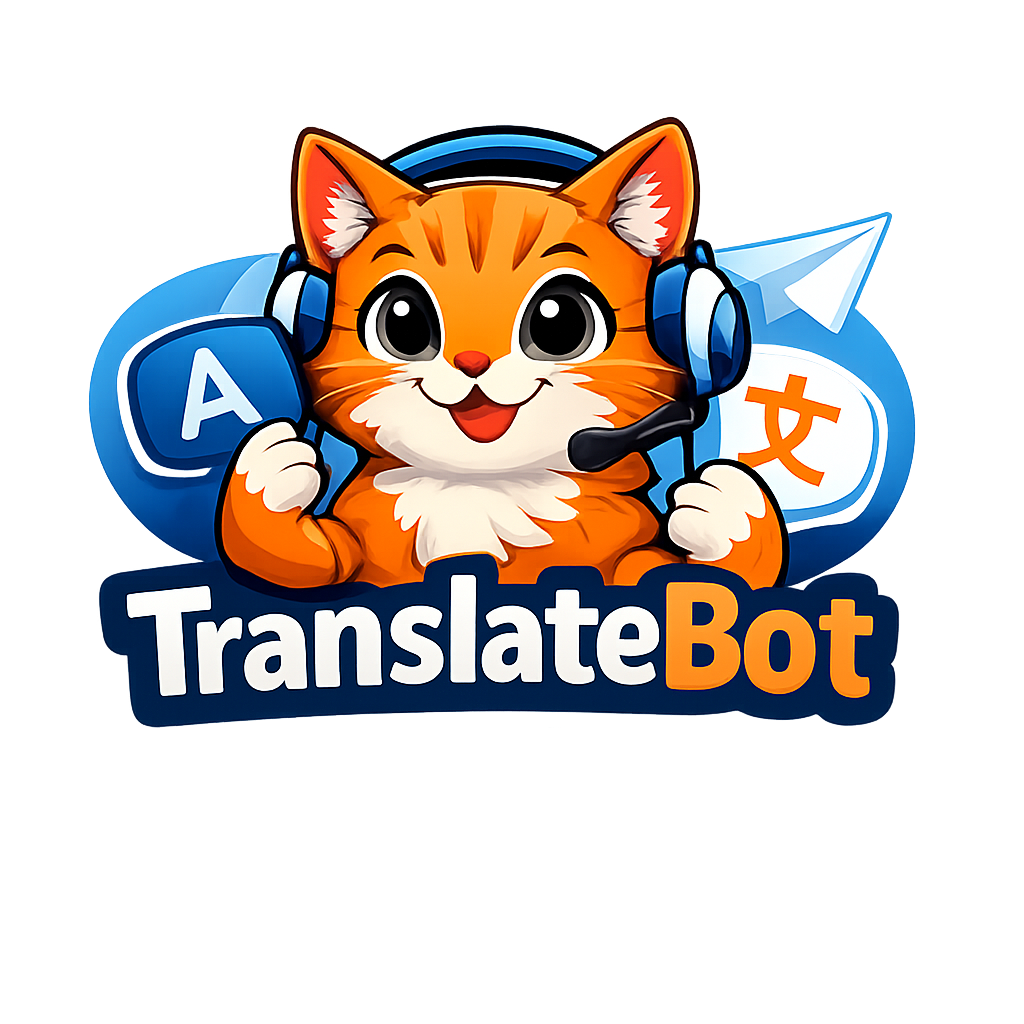 Маскот Telegram-бота TranslateBot